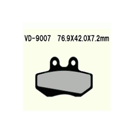 KLOCKI HAMULCOWE VESRAH SEMI-METALLIC VD-9007