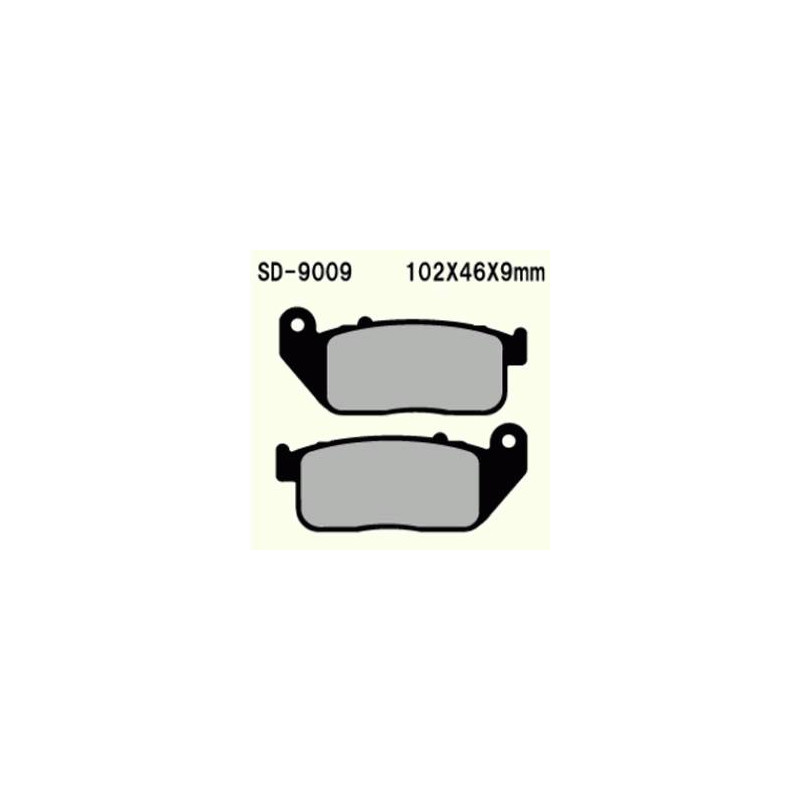 KLOCKI HAMULCOWE VESRAH SEMI-METALLIC VD-9009 KLOCKI HAMULCOWE VESRAH SEMI-METALLIC VD-9009
