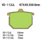 VESRAH KLOCKI HAMULCOWE KH31 / KH29 / KH30 SPIEK METALICZNY (ZŁOTE) (MADE IN JAPAN) VESRAH KLOCKI HAMULCOWE KH31 / KH29 / KH30 SPIEK METALICZNY (ZŁOTE) (MADE IN JAPAN)