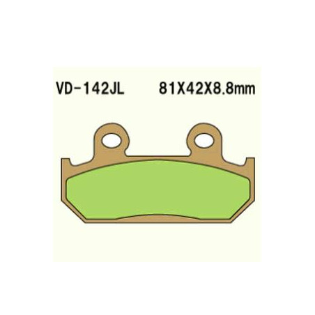 KLOCKI HAMULCOWE VESRAH SINTERED METAL  VD-142JL
