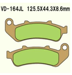 KLOCKI HAMULCOWE VESRAH SINTERED METAL  VD-164JL