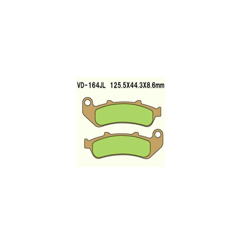 KLOCKI HAMULCOWE VESRAH SINTERED METAL VD-164JL KLOCKI HAMULCOWE VESRAH SINTERED METAL VD-164JL