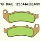 KLOCKI HAMULCOWE VESRAH SINTERED METAL VD-164JL KLOCKI HAMULCOWE VESRAH SINTERED METAL VD-164JL