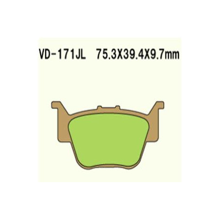 KLOCKI HAMULCOWE VESRAH SINTERED METAL VD-171JL