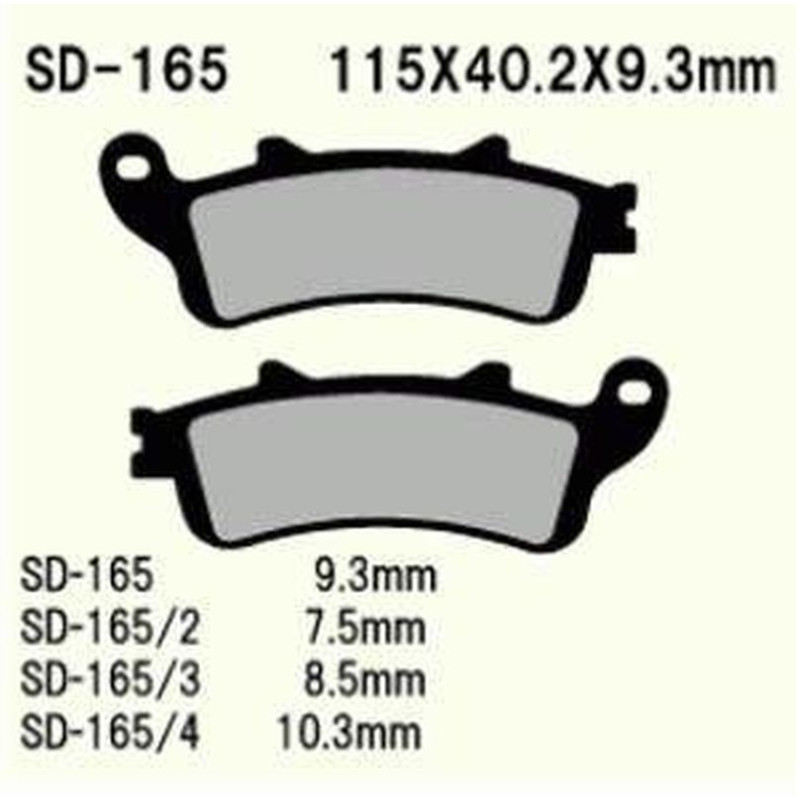 VESRAH KLOCKI HAMULCOWE KH261 / KH281 SPIEK METALICZNY (ZŁOTE) (7,5MM) (MADE IN JAPAN) VESRAH KLOCKI HAMULCOWE KH261 / KH281 SPIEK METALICZNY (ZŁOTE) (7,5MM) (MADE IN JAPAN)