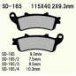 VESRAH KLOCKI HAMULCOWE KH261 / KH281 SPIEK METALICZNY (ZŁOTE) (7,5MM) (MADE IN JAPAN) VESRAH KLOCKI HAMULCOWE KH261 / KH281 SPIEK METALICZNY (ZŁOTE) (7,5MM) (MADE IN JAPAN)