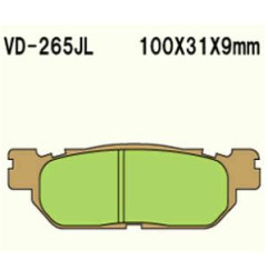 KLOCKI HAMULCOWE VESRAH SINTERED METAL VD-265JL