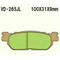 KLOCKI HAMULCOWE VESRAH SINTERED METAL VD-265JL KLOCKI HAMULCOWE VESRAH SINTERED METAL VD-265JL