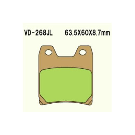 KLOCKI HAMULCOWE VESRAH SINTERED METAL  VD-268JL