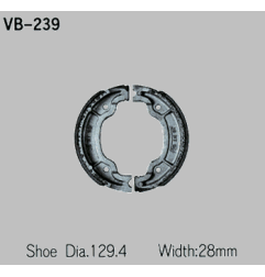SZCZĘKI HAMULCOWE VESRAH VB-239S