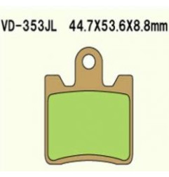 VESRAH KLOCKI HAMULCOWE KH283 SPIEK METALICZNY (ZŁOTE) SUZUKI AN250-400 (MADE IN JAPAN)