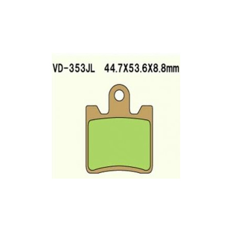 VESRAH KLOCKI HAMULCOWE KH283 SPIEK METALICZNY (ZŁOTE) SUZUKI AN250-400 (MADE IN JAPAN)