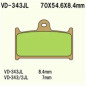 KLOCKI HAMULCOWE VESRAH SINTERED METAL VD-343/2JL KLOCKI HAMULCOWE VESRAH SINTERED METAL VD-343/2JL