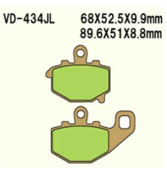 KLOCKI HAMULCOWE VESRAH SINTERED METAL VD-434JL