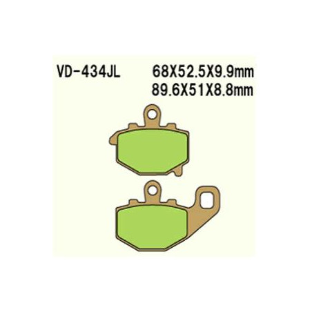 KLOCKI HAMULCOWE VESRAH SINTERED METAL VD-434JL