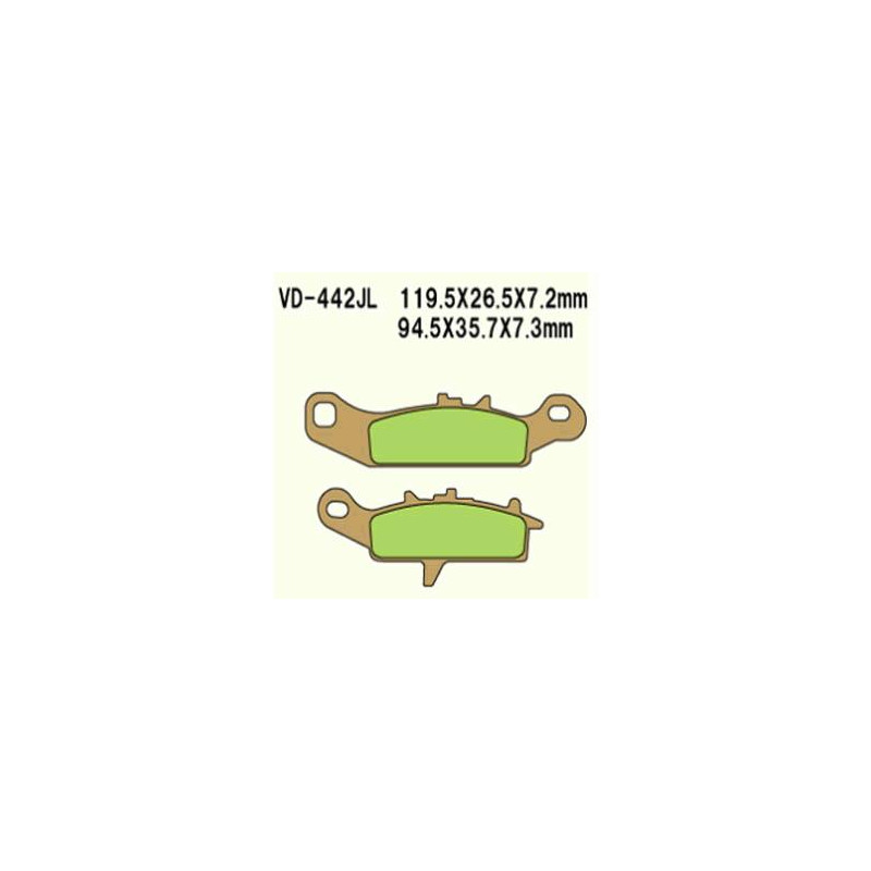 KLOCKI HAMULCOWE VESRAH SINTERED METAL  VD-442JL