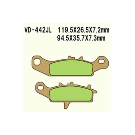 KLOCKI HAMULCOWE VESRAH SINTERED METAL VD-442JL