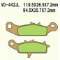 KLOCKI HAMULCOWE VESRAH SINTERED METAL  VD-442JL