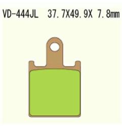 KLOCKI HAMULCOWE VESRAH SINTERED METAL VD-444JL (FA417/4HH)