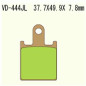 KLOCKI HAMULCOWE VESRAH SINTERED METAL VD-444JL (FA417/4HH) KLOCKI HAMULCOWE VESRAH SINTERED METAL VD-444JL (FA417/4HH)