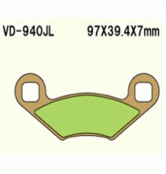 KLOCKI HAMULCOWE VESRAH SINTERED METAL VD-940JL