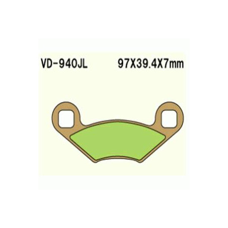 KLOCKI HAMULCOWE VESRAH SINTERED METAL VD-940JL