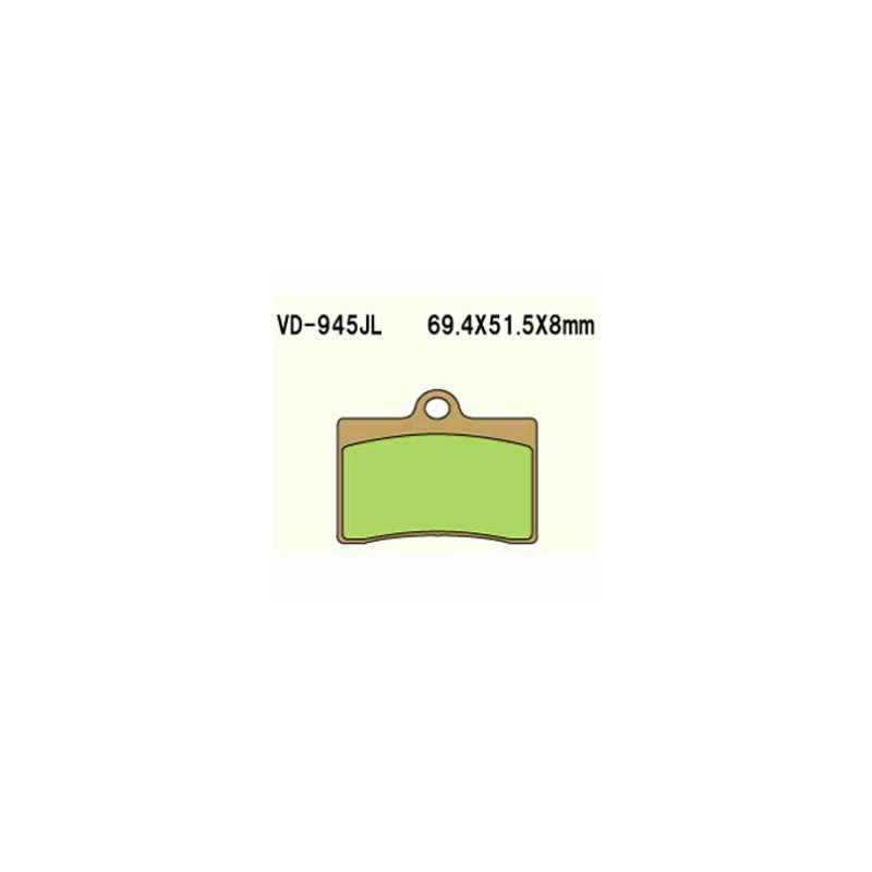 KLOCKI HAMULCOWE VESRAH SINTERED METAL  VD-945JL