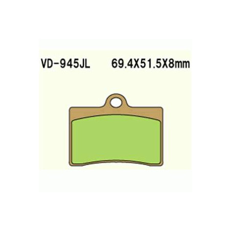KLOCKI HAMULCOWE VESRAH SINTERED METAL VD-945JL