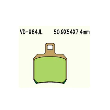 KLOCKI HAMULCOWE VESRAH SINTERED METAL VD-964JL