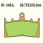 KLOCKI HAMULCOWE VESRAH SINTERED METAL  VD-349RJL