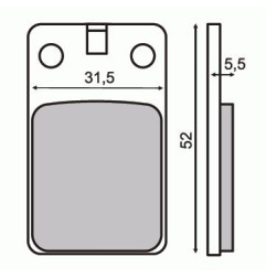 KLOCKI HAMULCOWE F10-F12