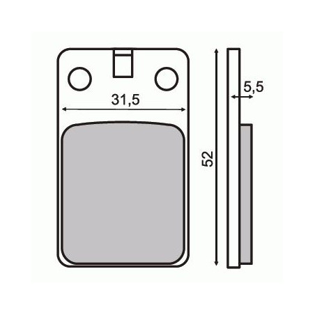 KLOCKI HAMULCOWE F10-F12