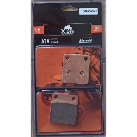 Klocki hamulcowe Yamaha YFM 350 400 450 Suzuki LTA LTF 400 Kawasaki KVF 360 400 FA54RX DB2020