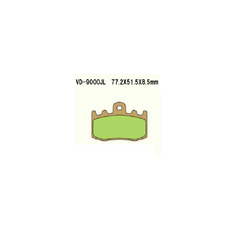 KLOCKI HAMULCOWE VESRAH SINTERED METAL  VD-9000JL (FA335HH)