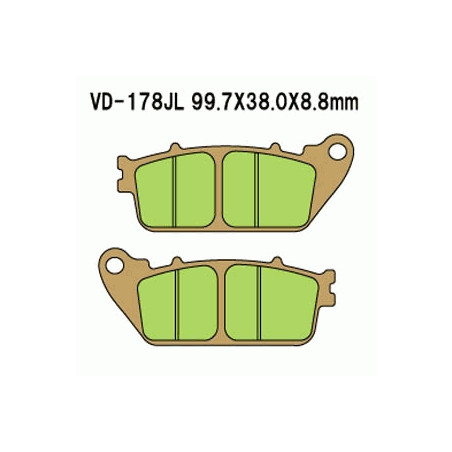 KLOCKI HAMULCOWE VESRAH SINTERED METAL  VD-178JL