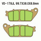 KLOCKI HAMULCOWE VESRAH SINTERED METAL  VD-178JL