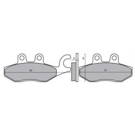 KLOCKI HAMULCOWE PIAGGIO BEVERLY 250