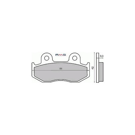 KLOCKI HAMULCOWE SH 125/150