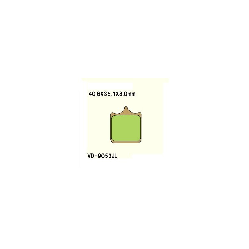 KLOCKI HAMULCOWE VESRAH SINTERED METAL VD-9053JL KLOCKI HAMULCOWE VESRAH SINTERED METAL VD-9053JL