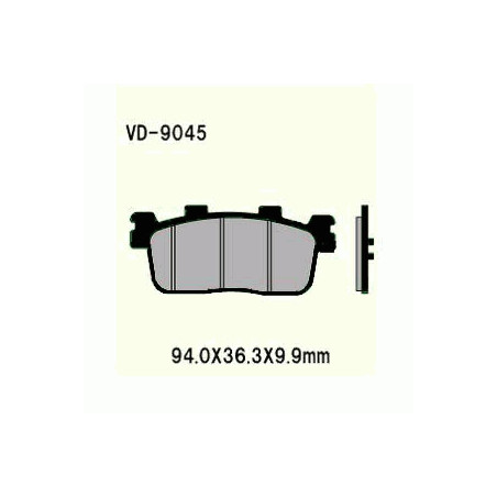 KLOCKI HAMULCOWE VESRAH SEMI-METALLIC VD-9045 (FA427)