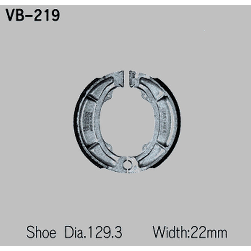 VESRAH SZCZĘKI HAMULCOWE YAMAHA YZ 125 '76-'83, YZ 250 '74-'80, YZ 400 '76-'79 (PRZÓD) (MADE IN JAPAN) VESRAH SZCZĘKI HAMULCOWE YAMAHA YZ 125 '76-'83, YZ 250 '74-'80, YZ 400 '76-'79 (PRZÓD) (MADE IN JAPAN)