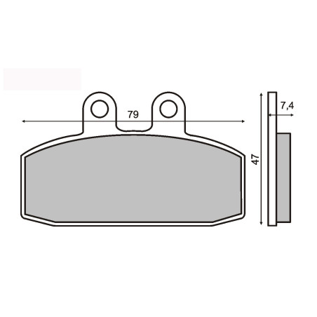KLOCKI HAMULCOWE RMS APRILIA SCARABEO 125