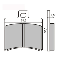 KLOCKI HAMULCOWE SINTERED