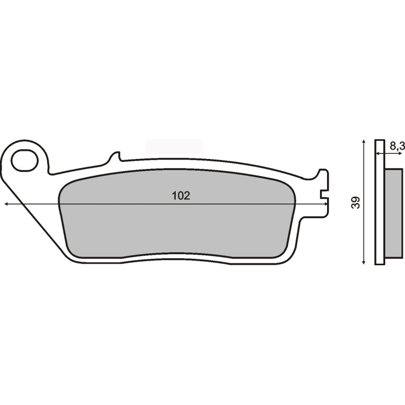 KLOCKI HAMULCOWE SINTERED PEOPLE 125GTI