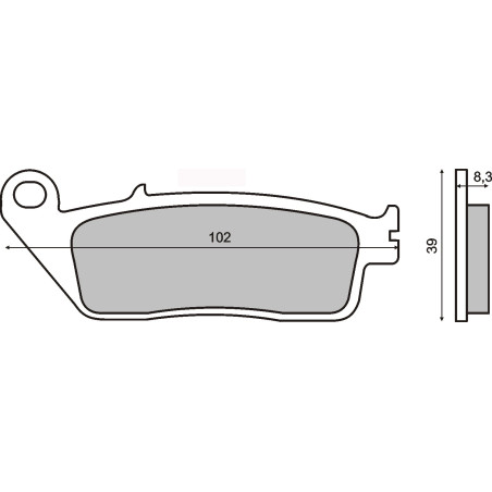 KLOCKI HAMULCOWE SINTERED PEOPLE 125GTI