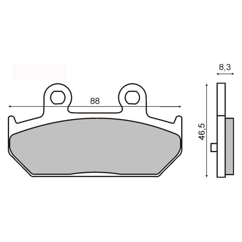 KLOCKI HAMULCOWE SINTERED RMS 225101503