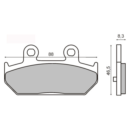 KLOCKI HAMULCOWE SINTERED RMS 225101503