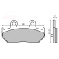 KLOCKI HAMULCOWE SINTERED RMS 225101503