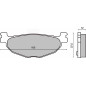 KLOCKI HAMULCOWE SINTERED T-MAX 500