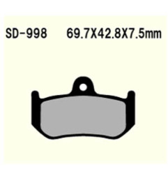 KLOCKI HAMULCOWE VESRAH SINTERED METAL VD-998JL (TYŁ) MV AGUSTA 675/1090 CCM